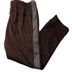 Men's Old Navy Joggers, Maroon/Gray, XL, NWT